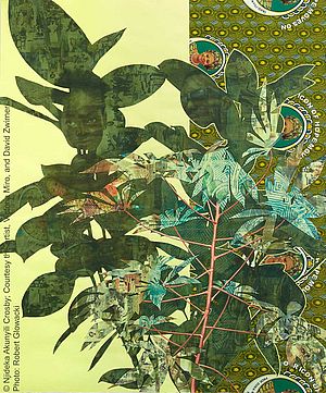 Kunstwerk "Cassava Garden" von Njideka Akunyili Crosby