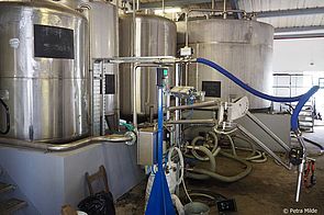 Eine 9,4 Tonnen fassende Mashtun