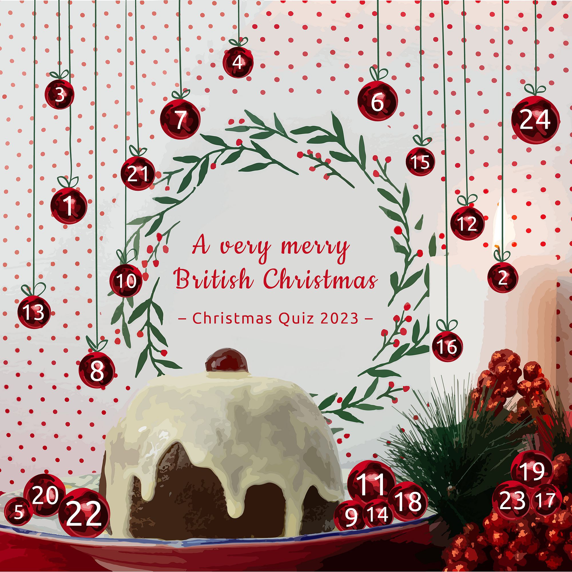 Grafik zum Christmas Quiz 2023
