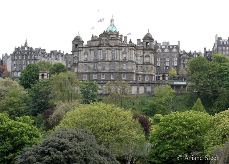 Schottland für Anhänger, zweiter Tag: über Alnwick nach Edinburgh