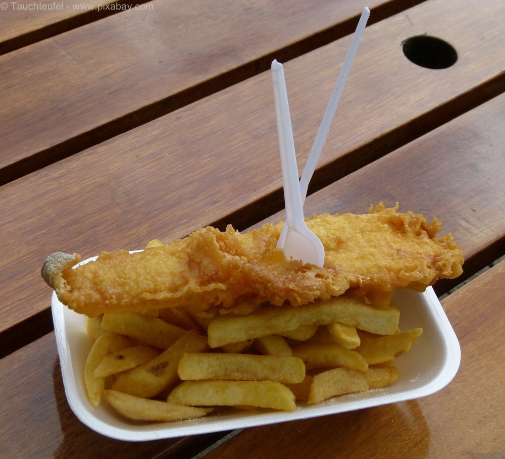 Nationaler Fish-&-Chips-Tag