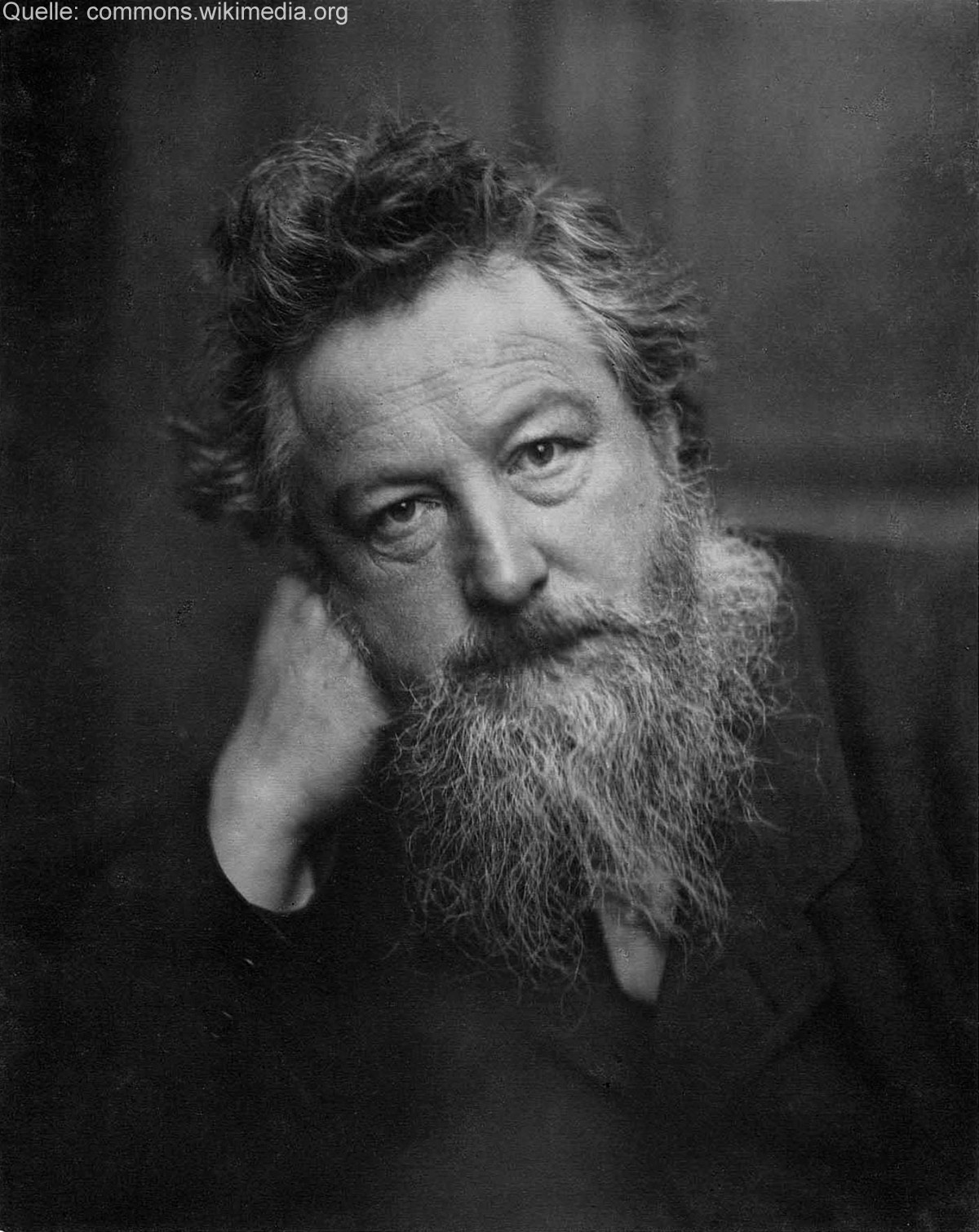 William Morris im Alter von 53 Jahren