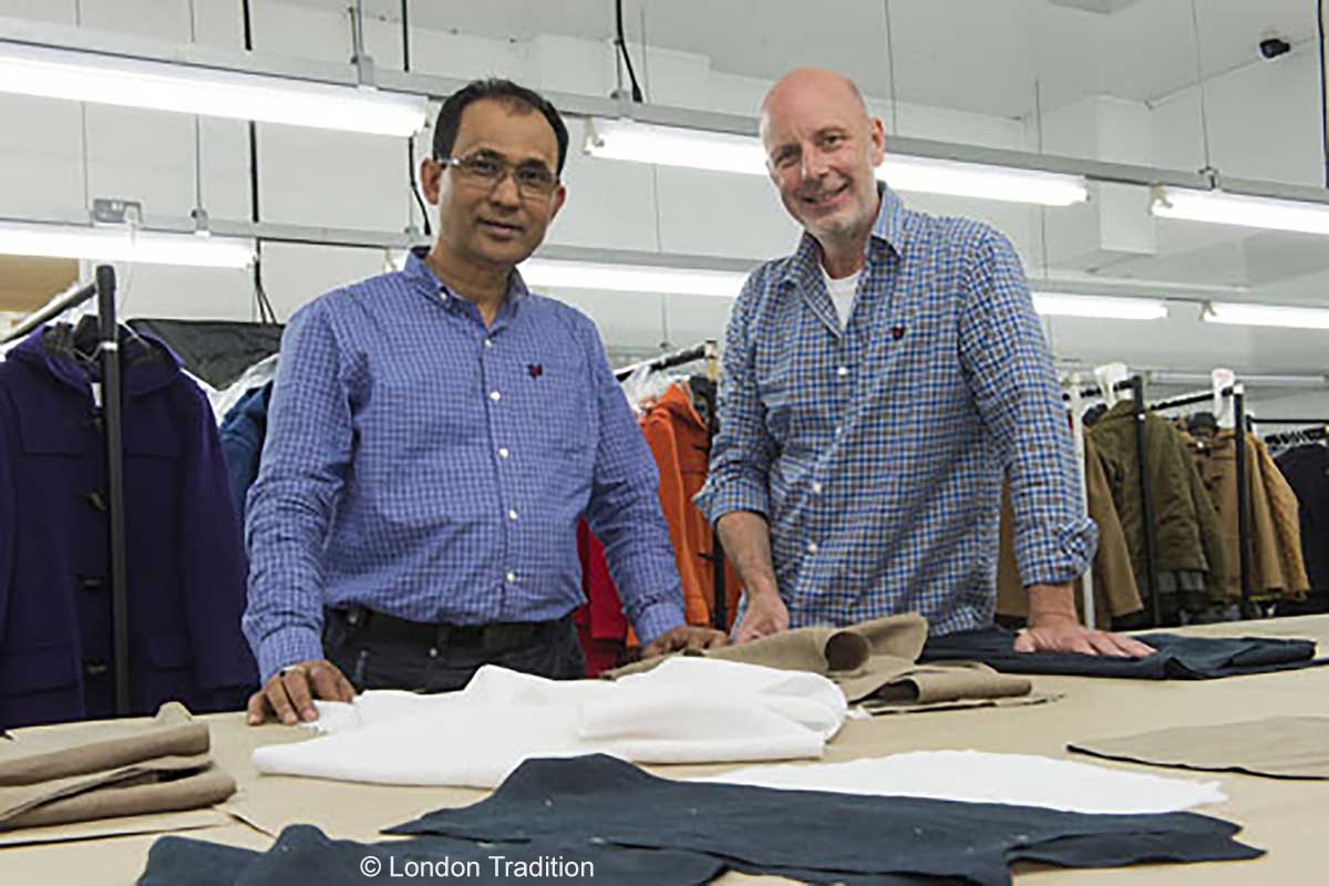 Die Gründer und Geschäftsführer von London Tradition sind Mamun Chowdhury (links im Bild) und Rob Huson (rechts im Bild).