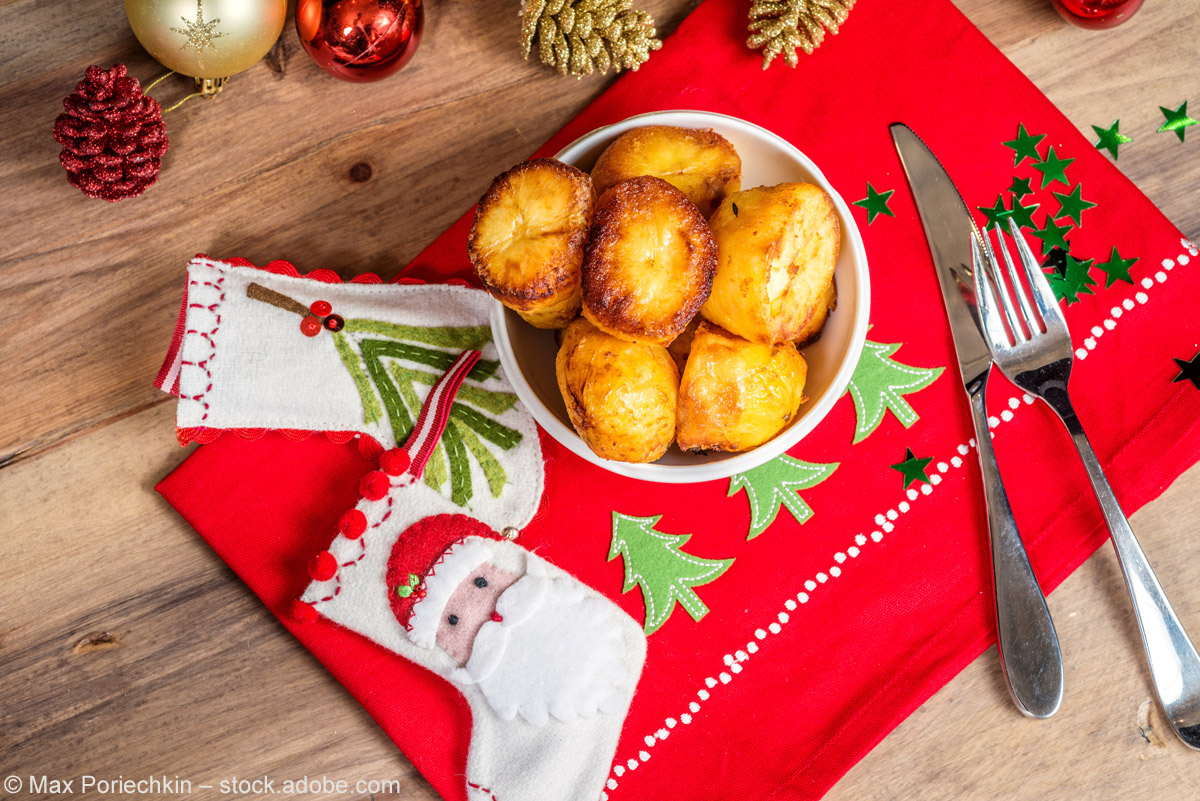 Festlich knusprig: die Weihnachtskartoffel